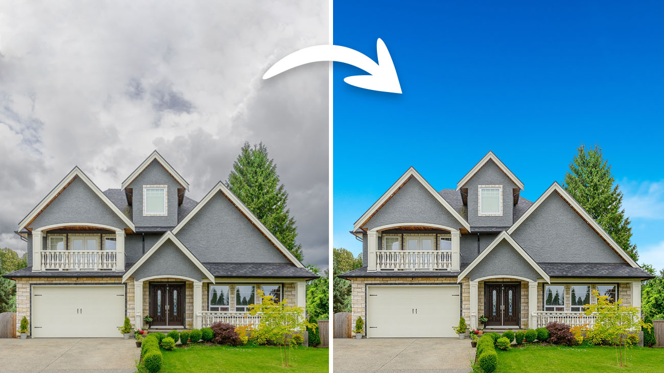 Enhance real estate photos
